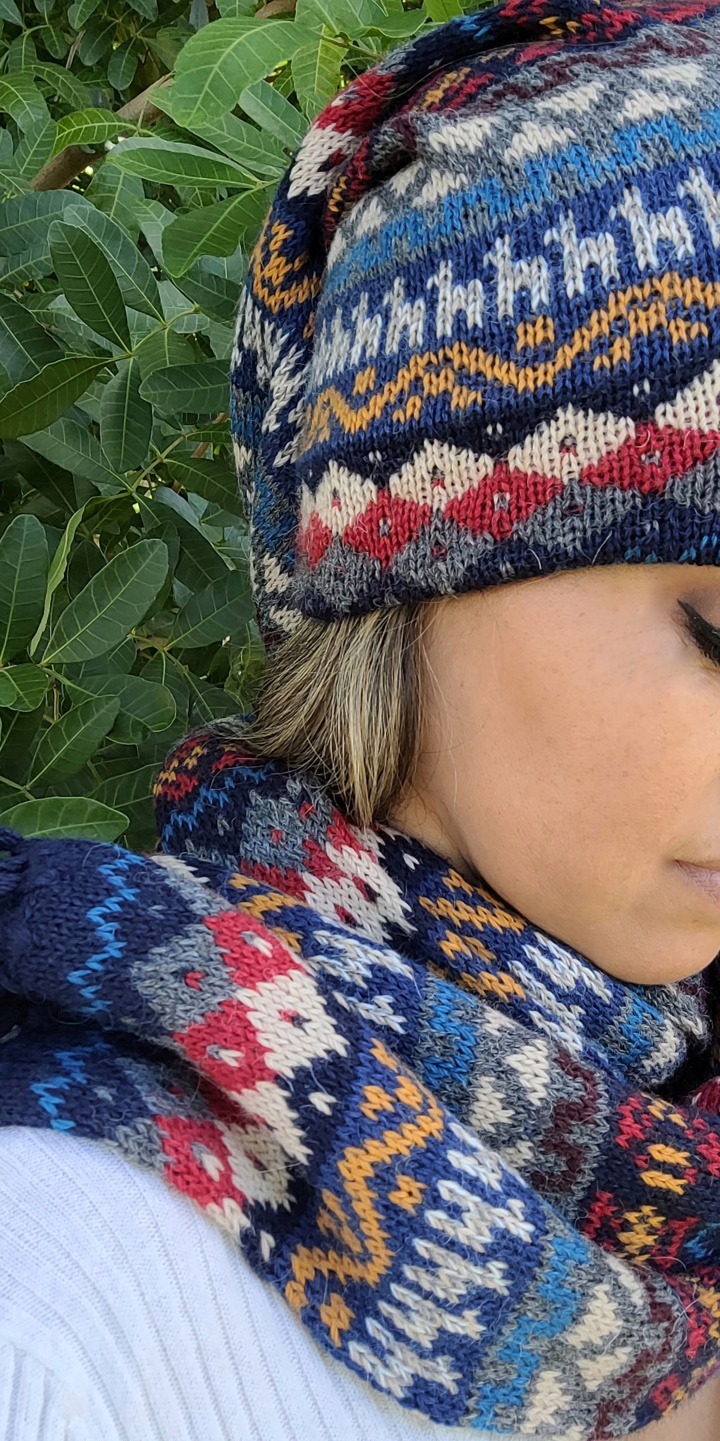 Scarf and Beanie 2 in 1