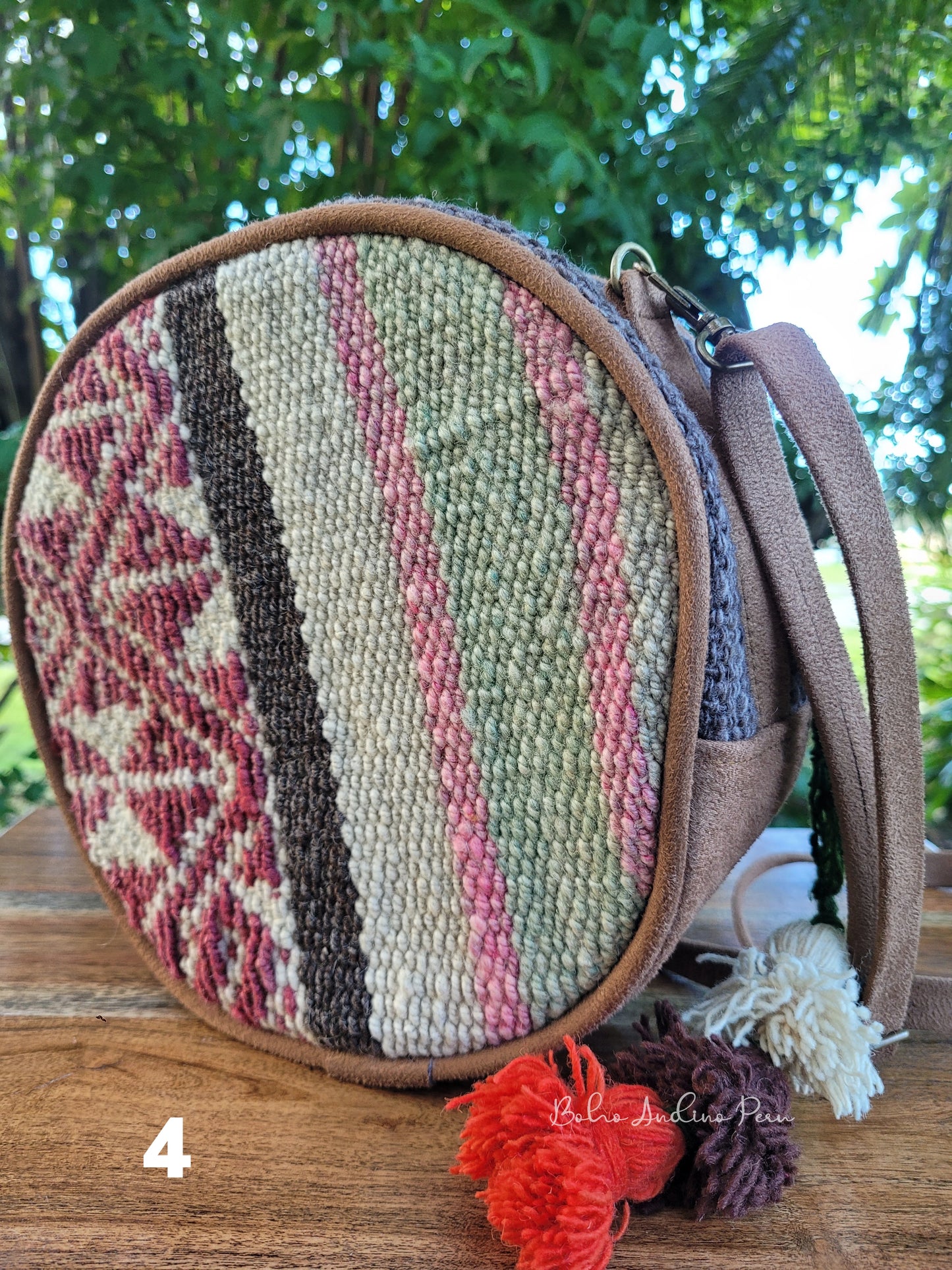 Sheep Wool Crossbody Bag