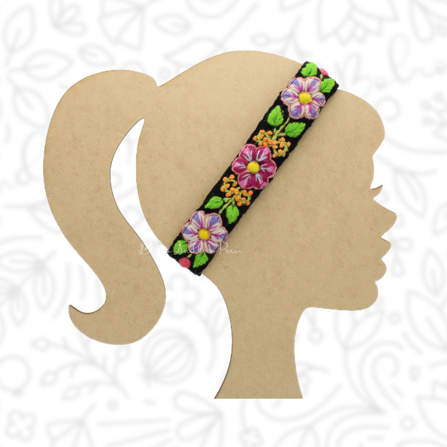 Floral Wool Headbands