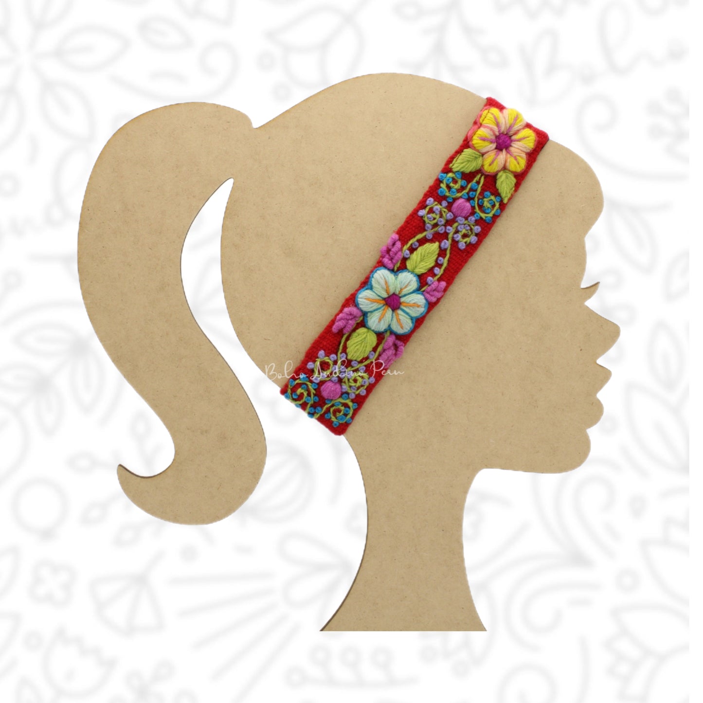 Floral Wool Headbands