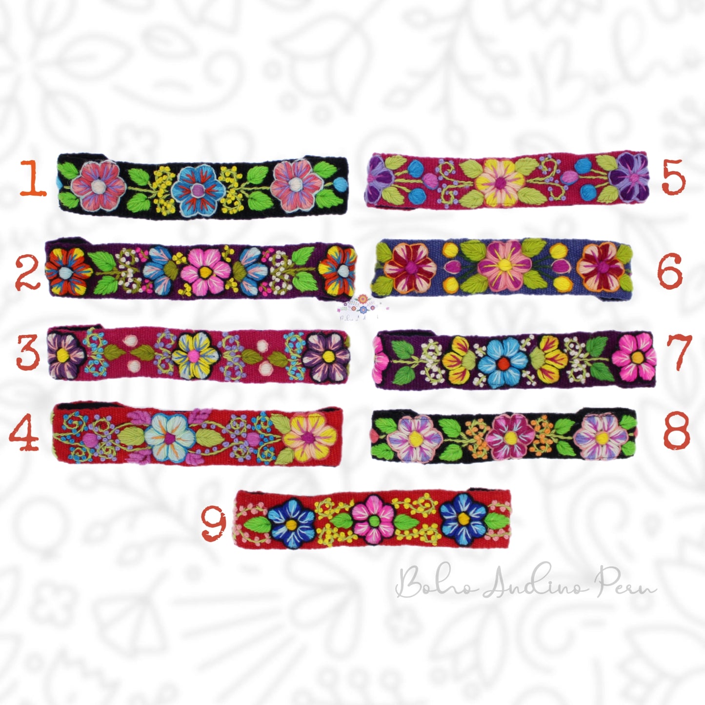 Floral Wool Headbands