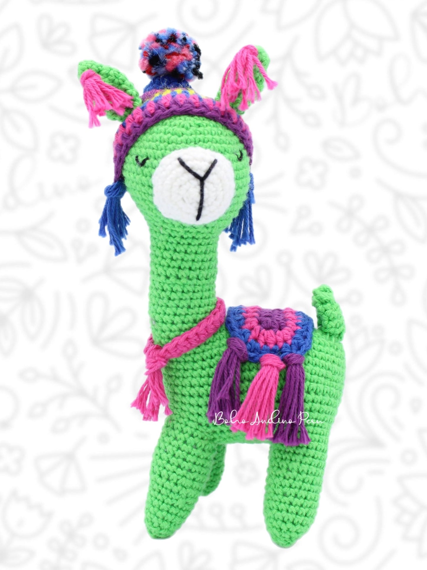 Crochet Llama Plush Stuffed Animal