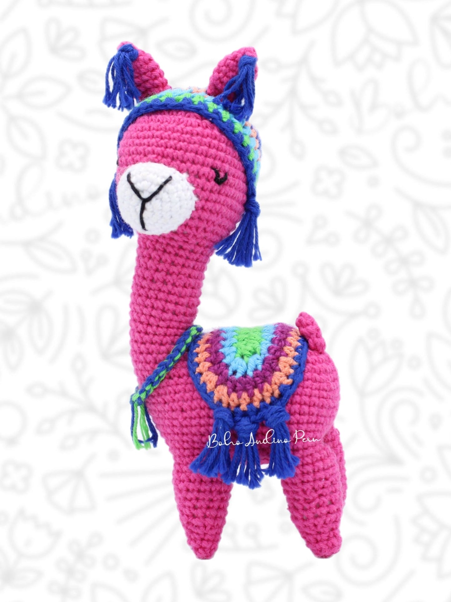 Crochet Llama Plush Stuffed Animal