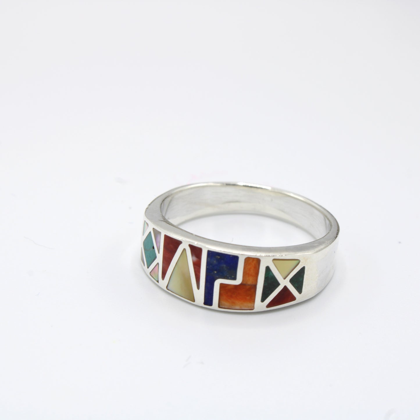 Chakra Stones Silver Ring
