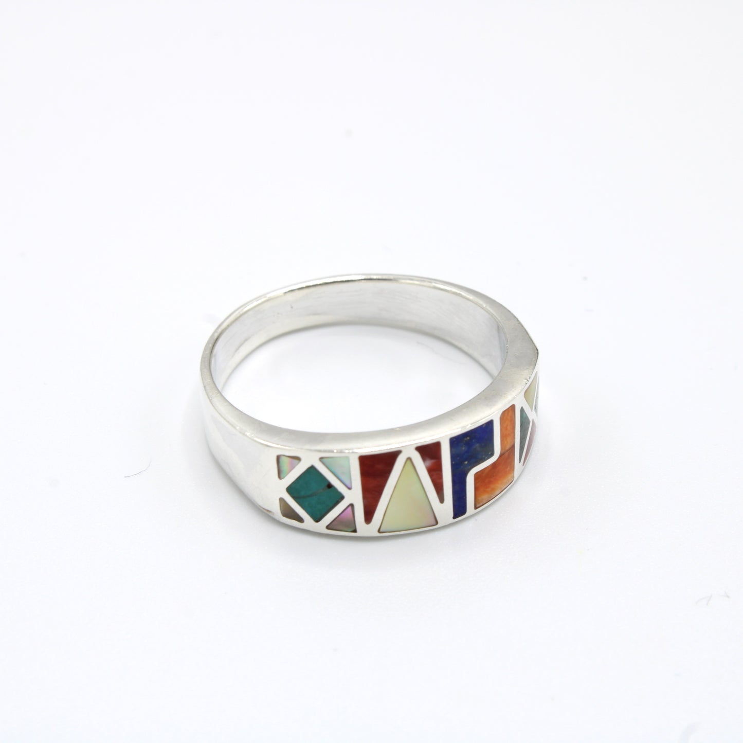 Chakra Stones Silver Ring