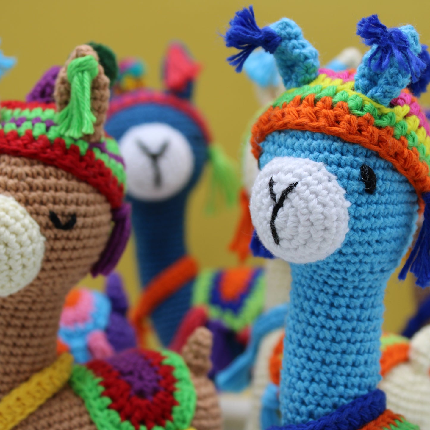 Crochet Llama Plush Stuffed Animal