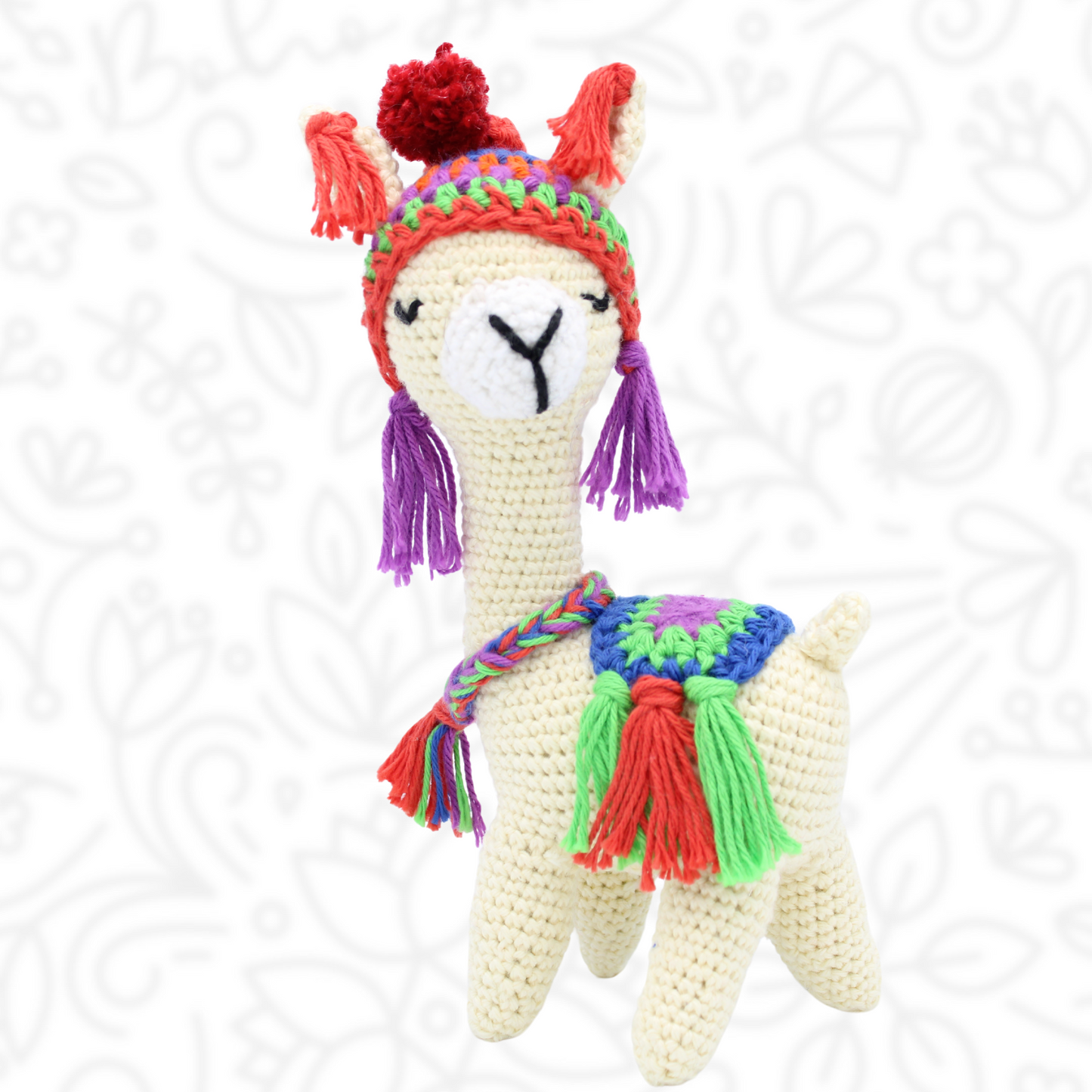 Crochet Llama Plush Stuffed Animal