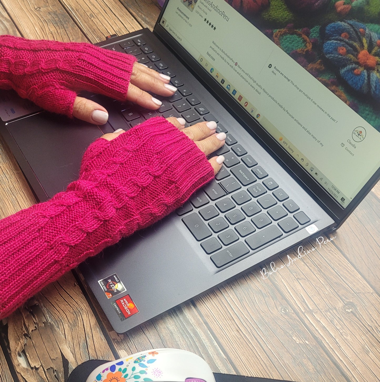 Wrist Warmers Alpaca