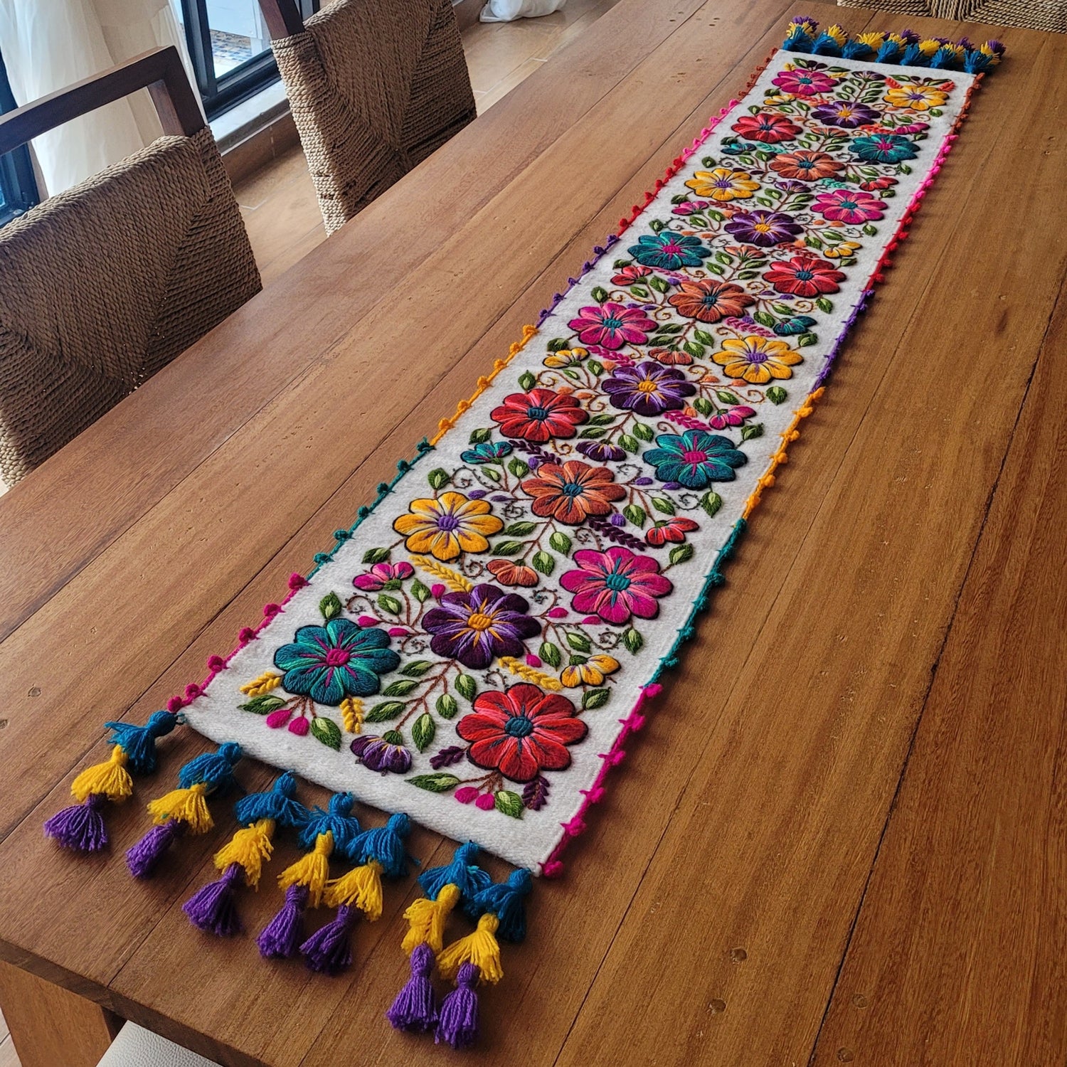 Embroidered Table Runner