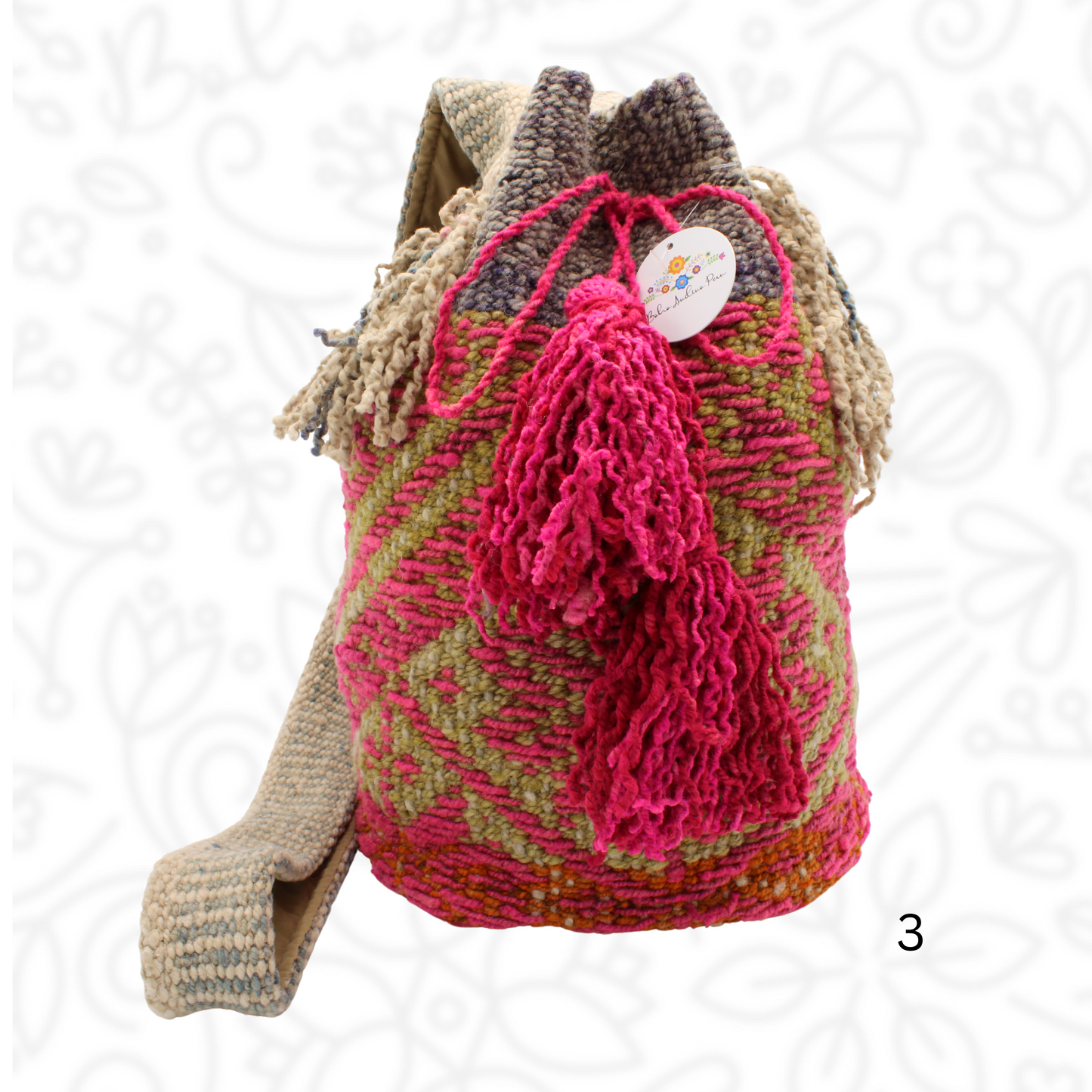 Handwoven Crossbody Wool bag