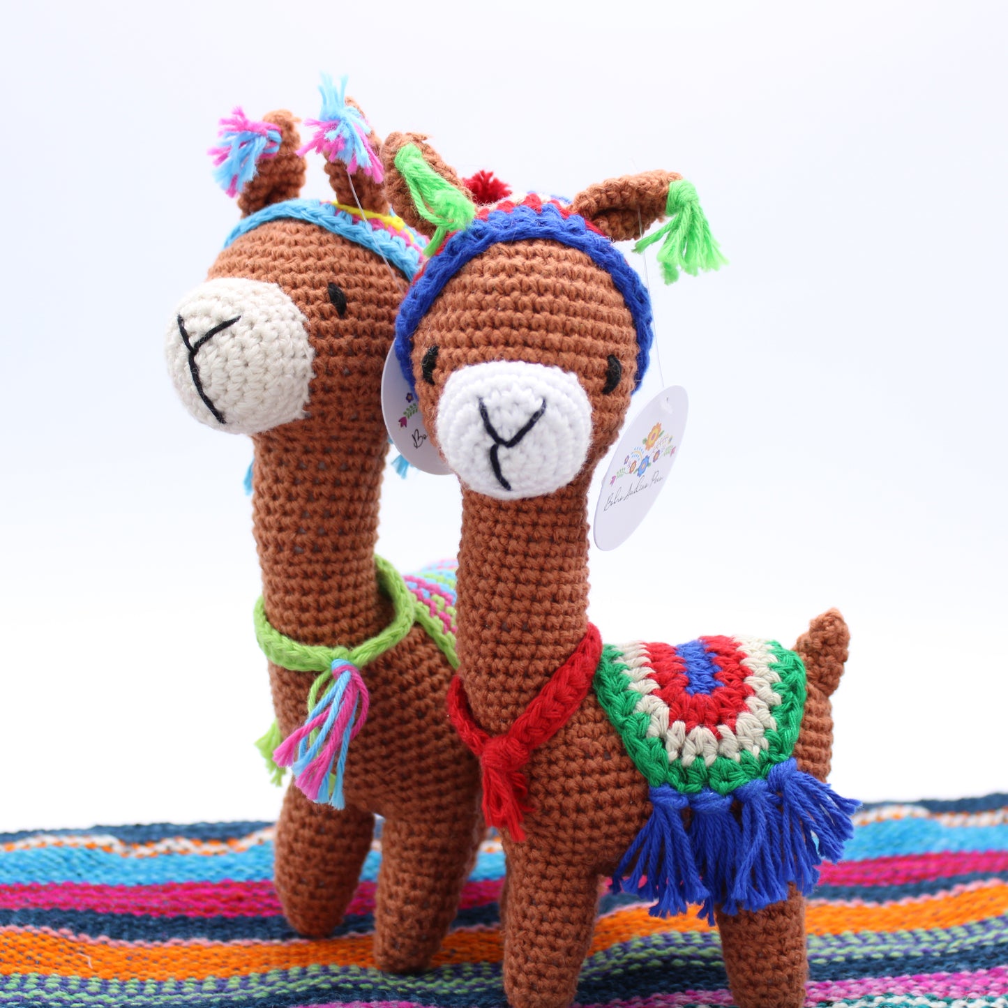 Cute Knitting Llama Crocheting Llama Gift For Knitting Tote Bag by