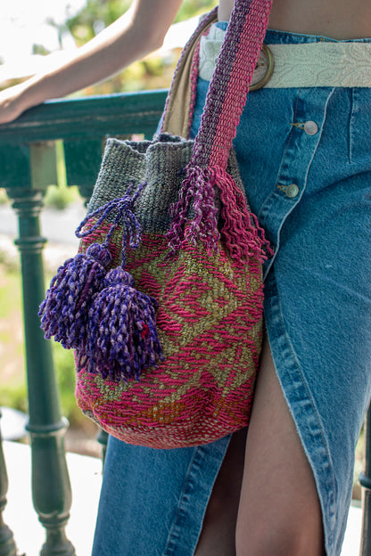 Handwoven Crossbody Wool bag