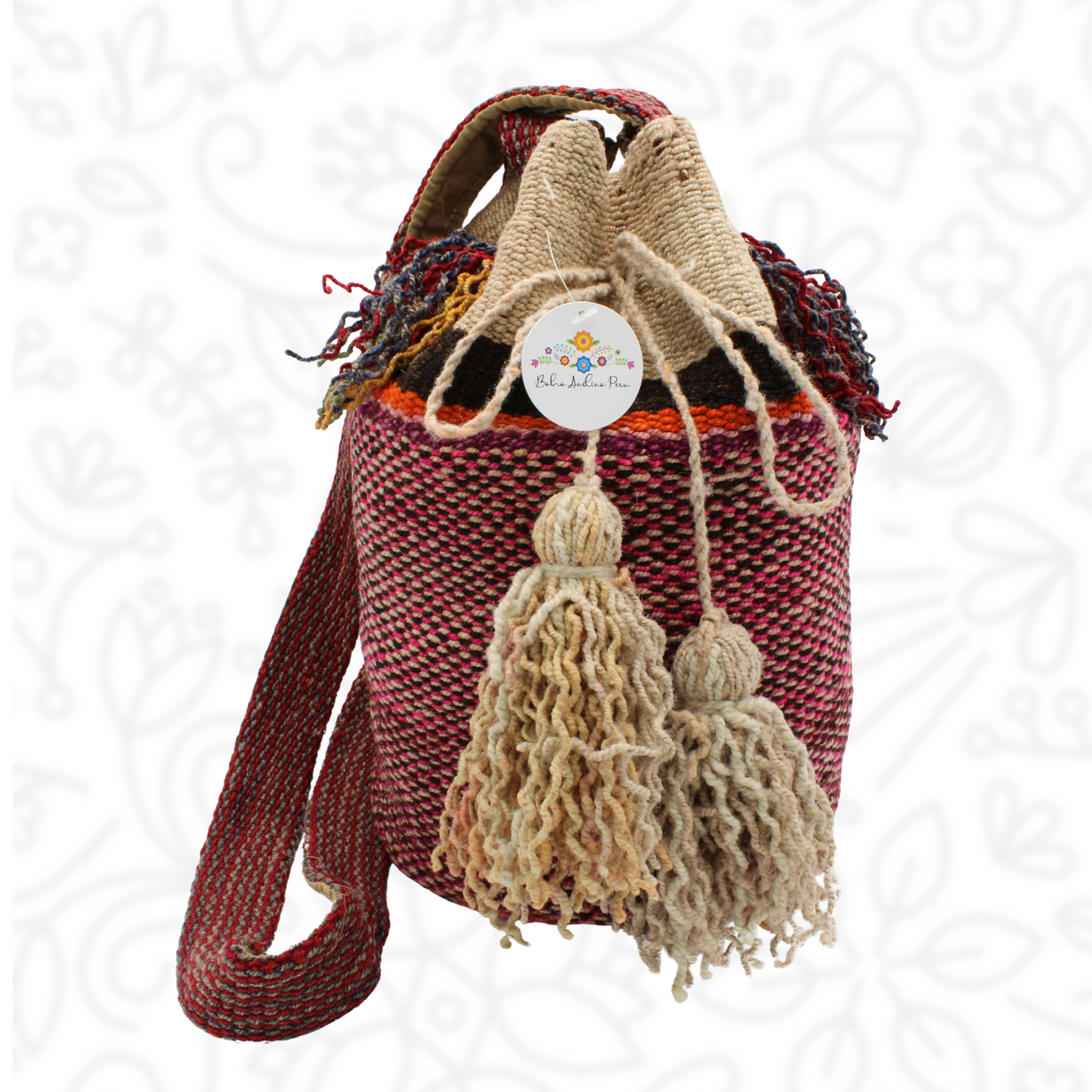 Handwoven Crossbody Wool bag