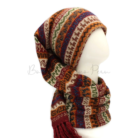 Scarf and Beanie 2 in 1