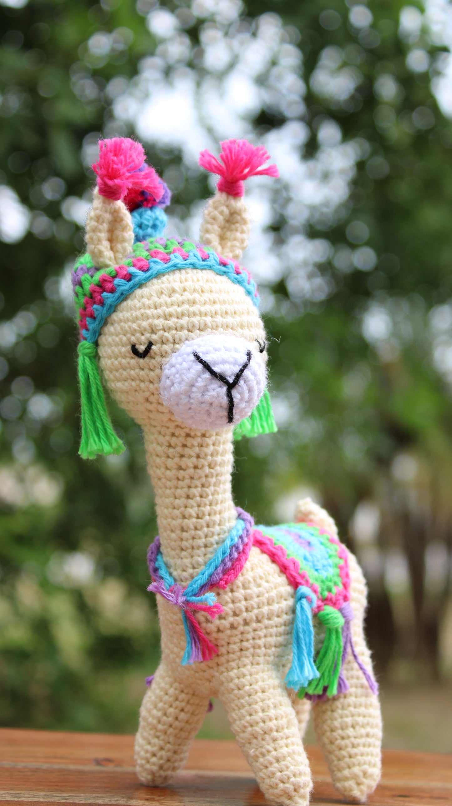 Crochet Llama Plush Stuffed Animal