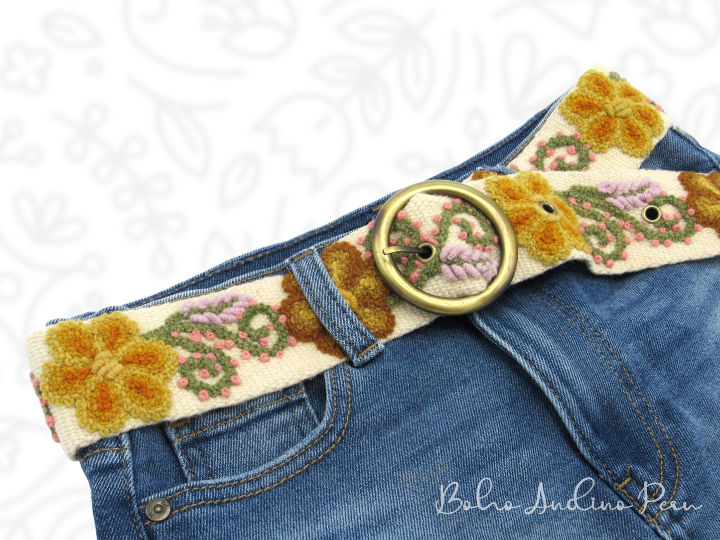 Embroidery Wool Belts
