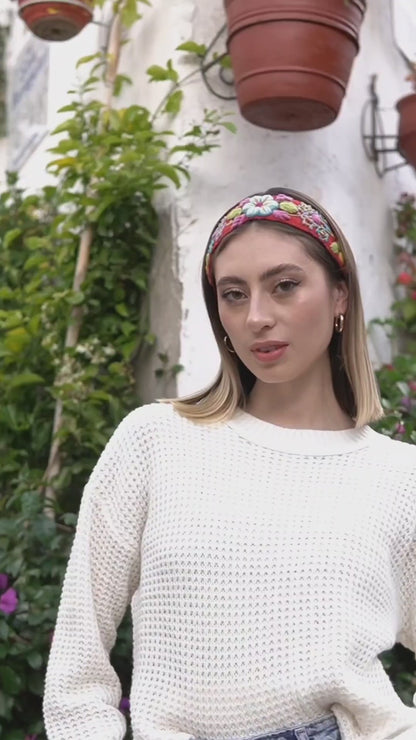 Floral Wool Headbands